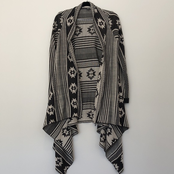 Streetwear Society open Aztec style sweater - Picture 2 of 11